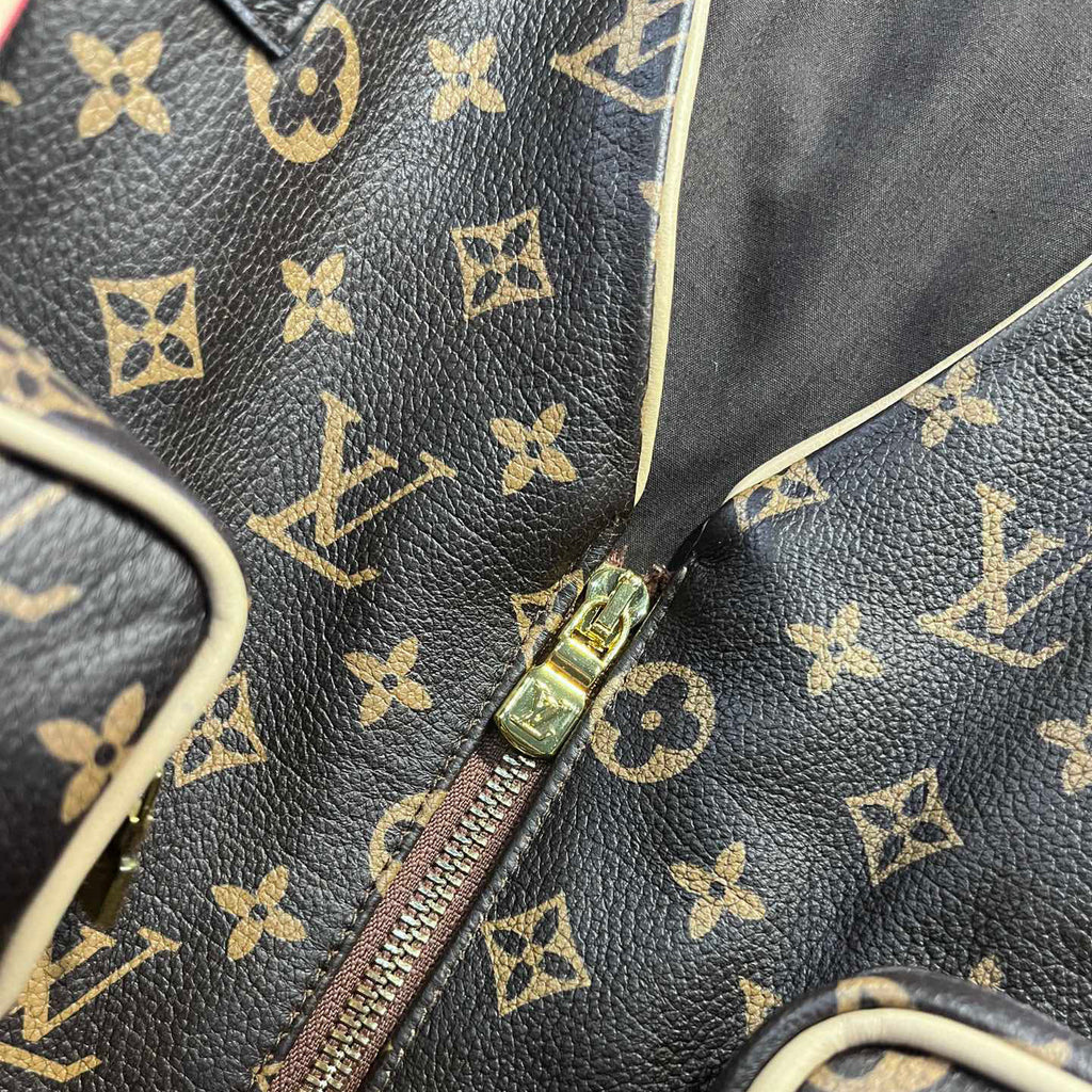 Louis Vuitton V-neck Leather Jacket With Multiple Pockets #96162