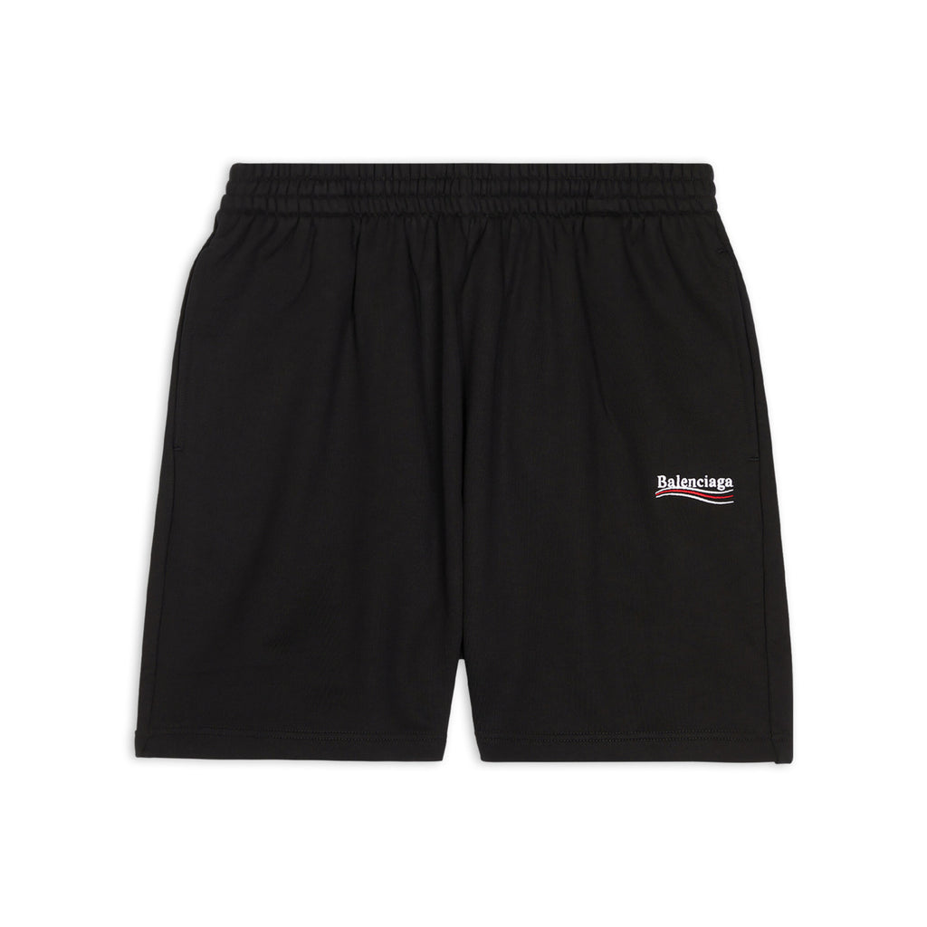 Balenciaga Men's Summer Solid Color Letter Print Elastic Waist Casual Shorts Pants #98974