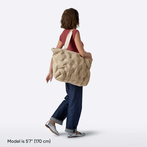 Owala The Cloud Inflatable insulation. Packs flat. 16L capacity Beige Babe