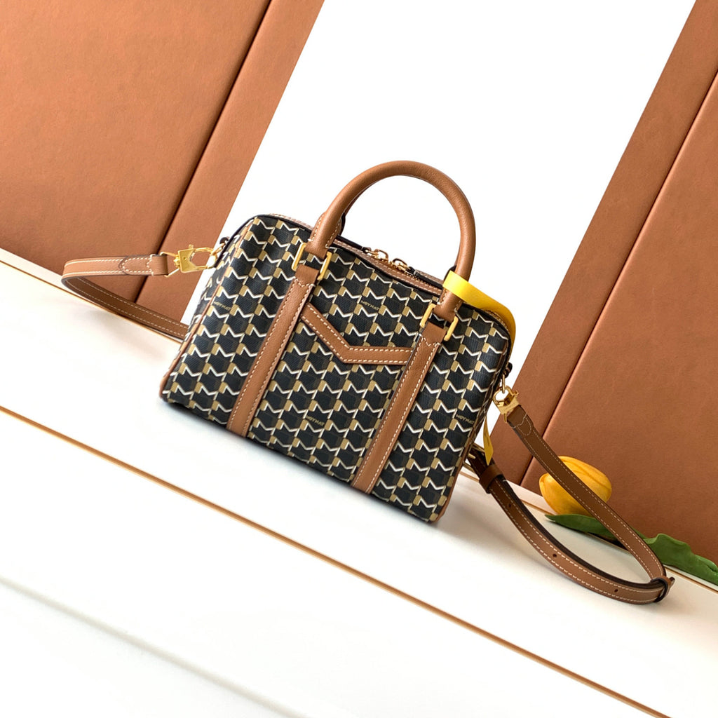 Moynat M Canvas Women's Fashion Classic M-Shaped Cut Adjustable Detachable Shoulder Strap Travel Bag Handbag Shoulder Bag Bags #78756