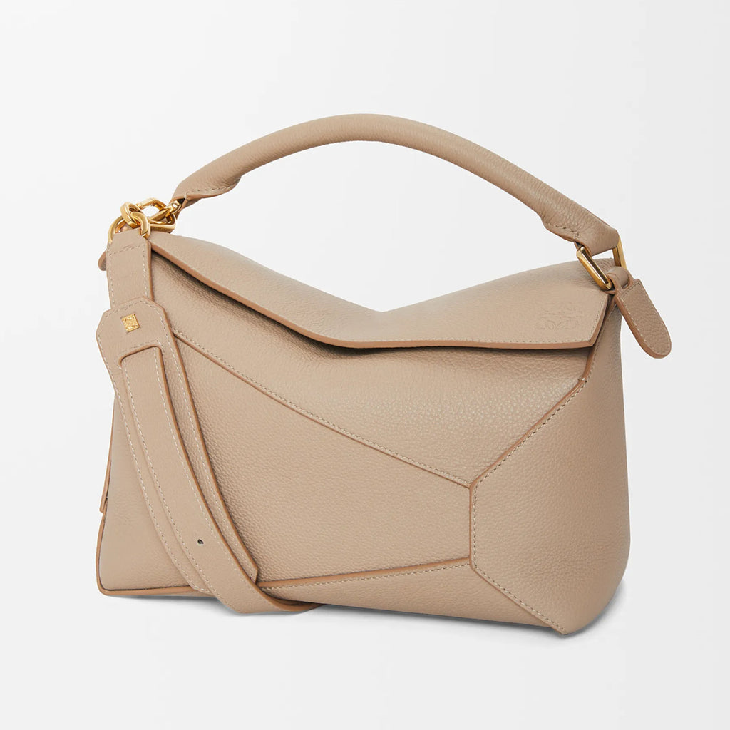 Loewe Women's Medium Grained Cowhide Puzzle Handbag Solid Color Patchwork Crossbody Bags Bag 0010896454 #76833