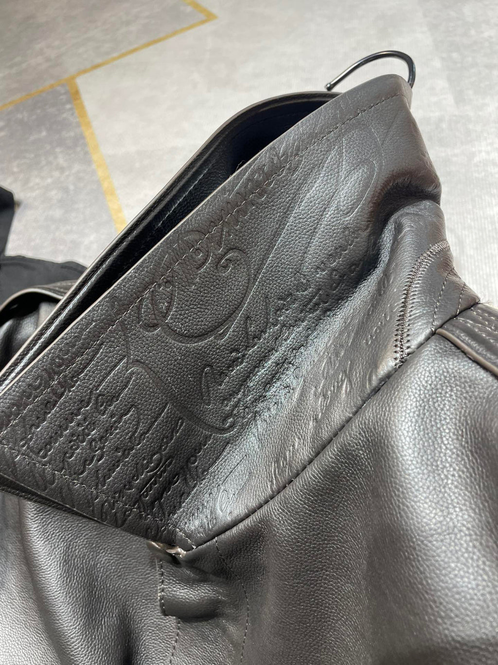 Berluti Multi-Pocket Leather Jacket Ngvp #6915