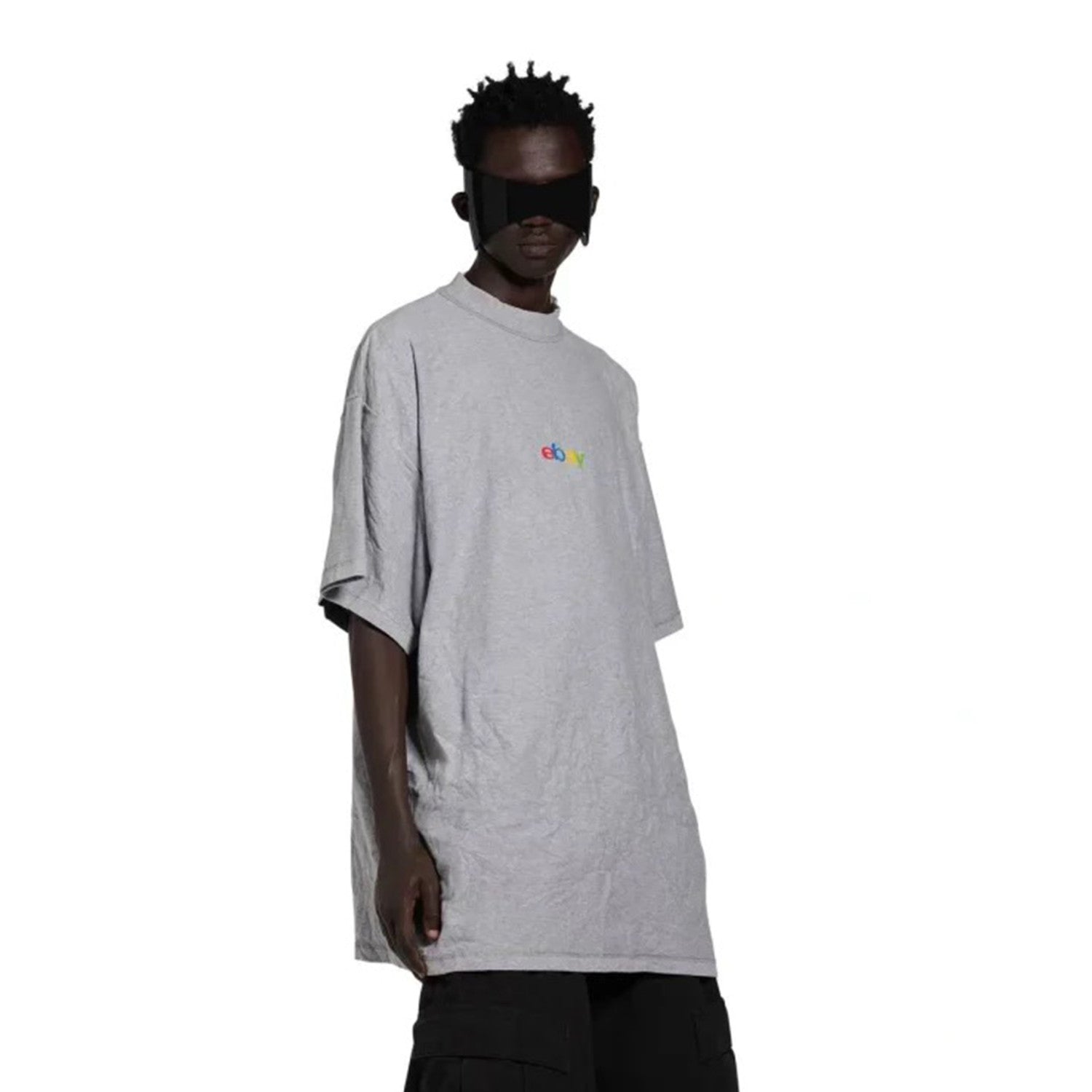 Balenciaga Men's And Women's Spring/summer Fashion Embroidery Letters Retro High Street T-shirt Short Sleeved Top Ngvp #8165