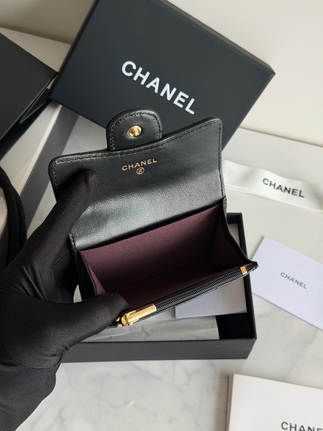 Chanel Classic card holder Lambskin #381727