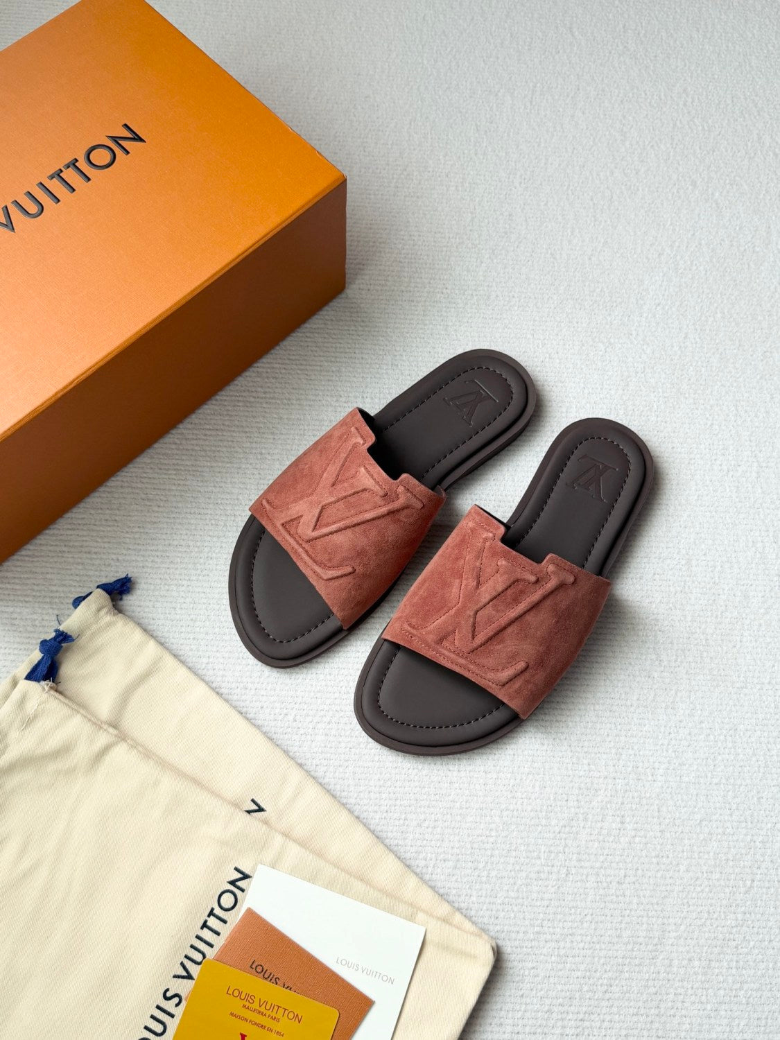 LOUIS VUITTON LV Portofino Mule Men Shoes#379795