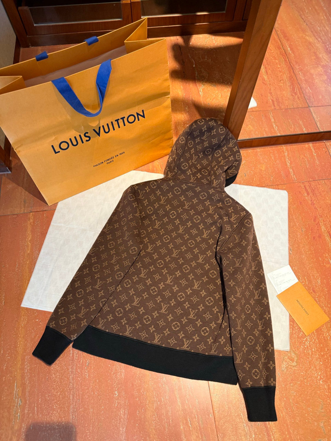 Louis Vuitton Monogram Reversible Double Face Hooded Blouson #333583
