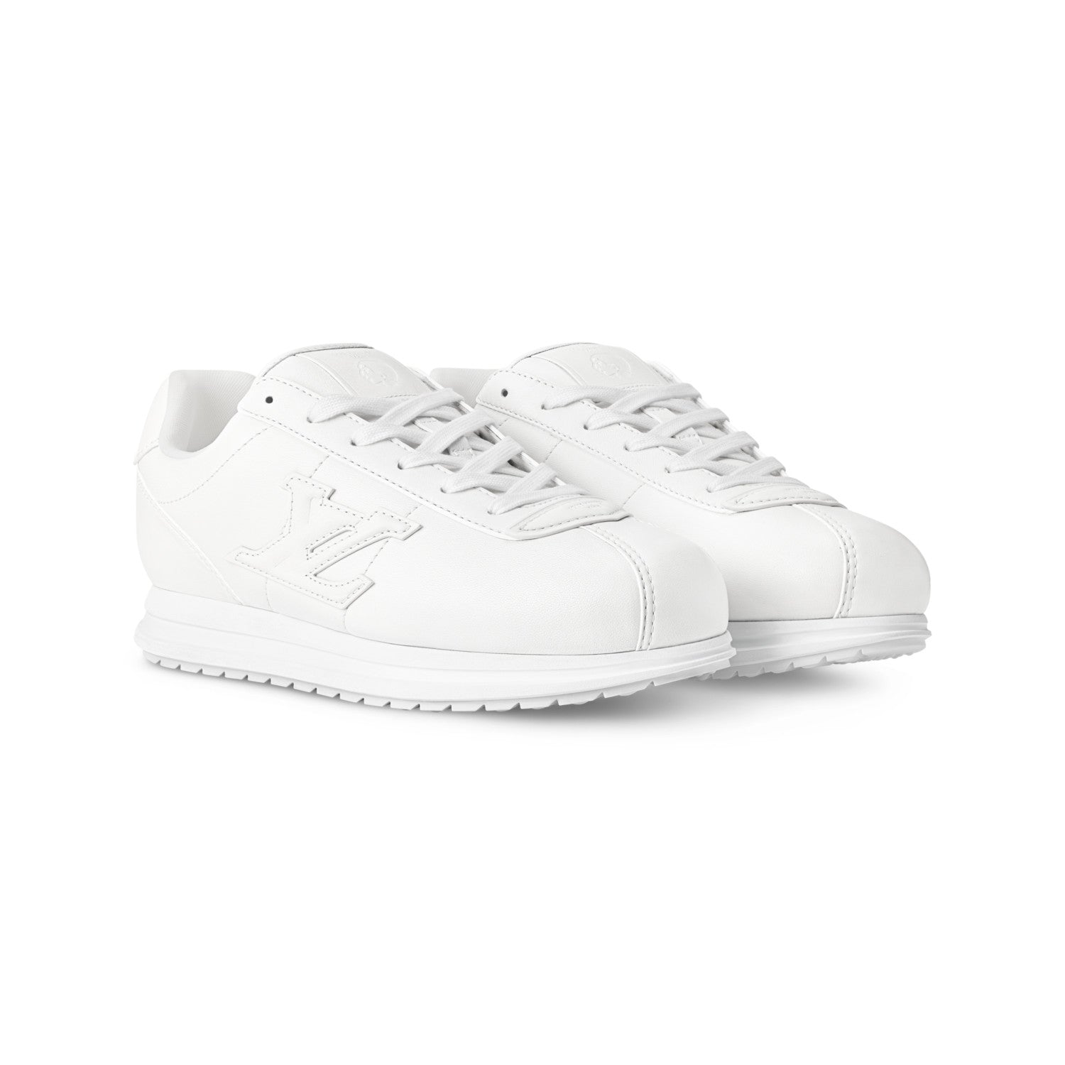 Louis Vuitton LV BUTTERSOFT Men's and Women's Spring/Summer Fashion Casual Round Toe Lace Up Logo Letter Decorated Leather Low Top Printed Sneakers Casual Shoes #78846  #335472