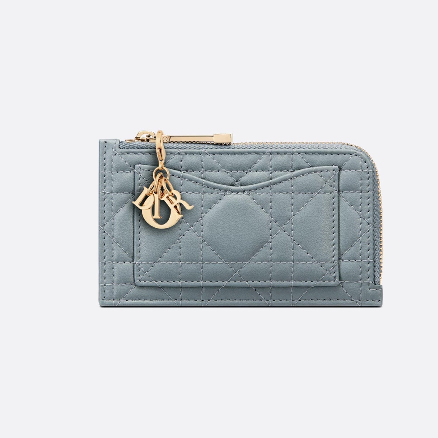 Dior Lady Dior Cosmos Zipped Card Holder Women's Fashion Temperament Logo Solid Colour Metal Decoration Card Case Card Holder Bag Bags S0965ONMJ  #81143
