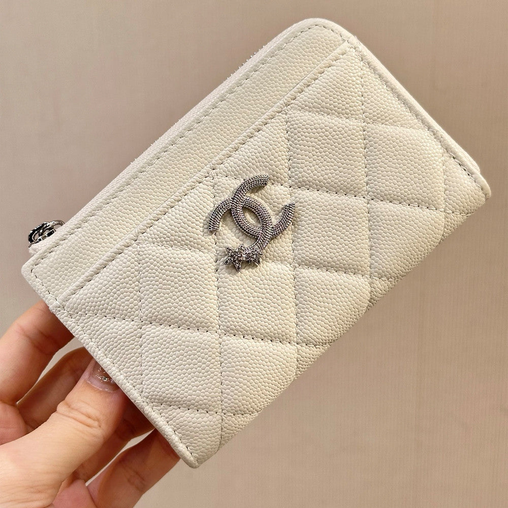 Chanel Women's Colorful Classic Comet Series Coin Purse Zipper Card Holder Card Case Stylish And Elegant Id Bags BagBags #196090