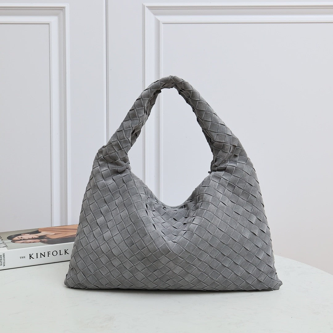 Bottega Veneta Small Multicolour Collection Intrecciato Braided Shoulder Bags Suede Glossy Genuine Leather 100% Genuine Leather Fashion Temperament Elegant Exquisite Bag 763966v3iv13268 #81128