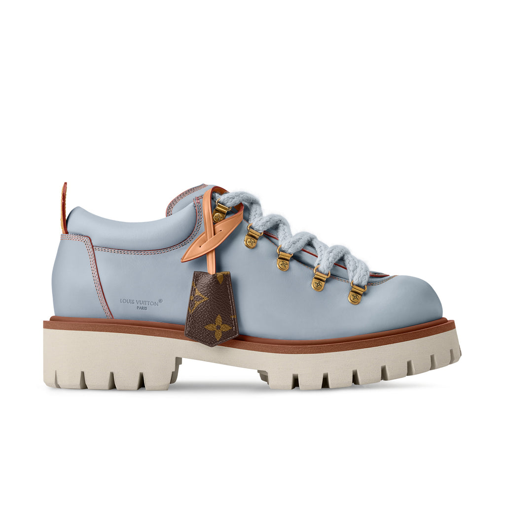 Louis Vuitton LV Remix Men's and Women's Summer Solid Color Cowhide Round Toe Lace-up Thick Sole Casual Shoes #77841
