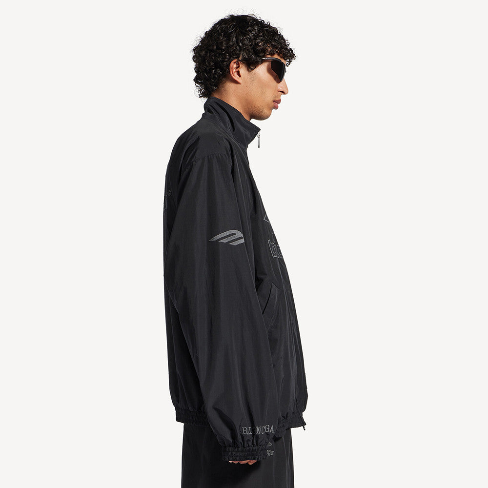Balenciaga Men's 3b Football Tracksuit Jacket Football Baggy Sweatpants in Black #335524