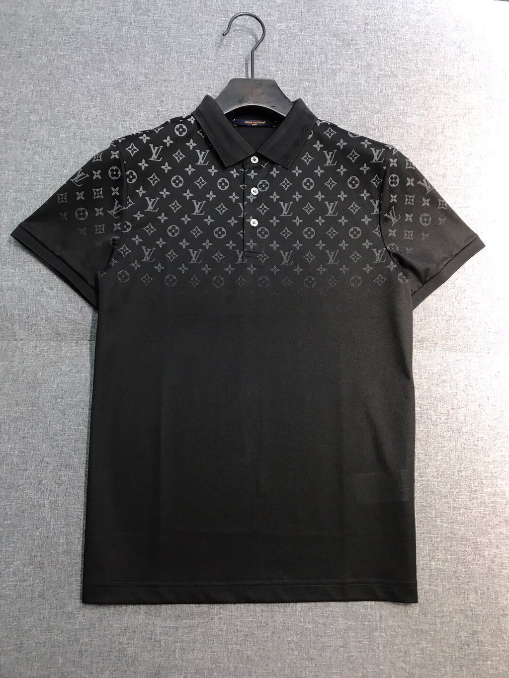 Louis Vuitton Men's Summer Gradient Logo Print Round Neck Cotton Short Sleeve T-Shirt #99789