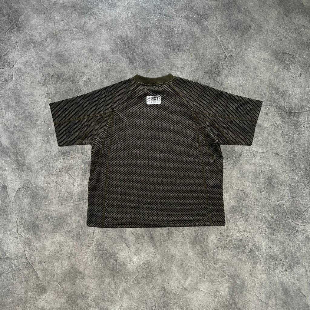 Mertra Mesh Double Layer T-Shirt Green