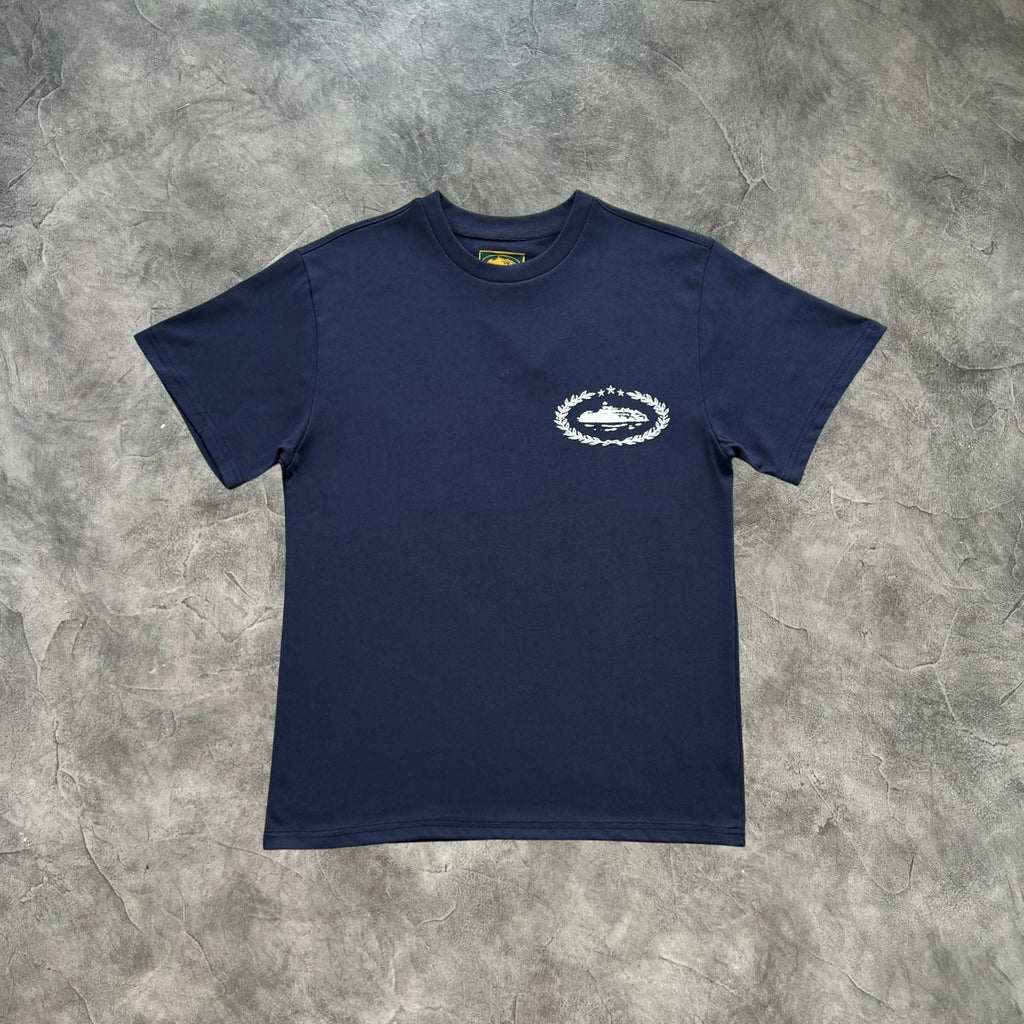 Corteiz Royale Heavyweight T-Shirt Navy Blue