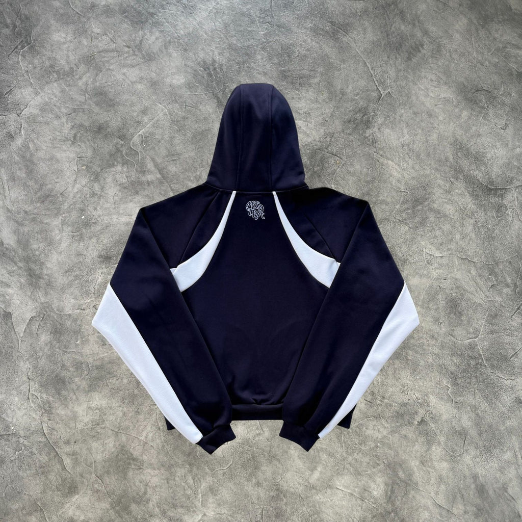 Mertra Colorblock Sports Tracksuit Navy Blue