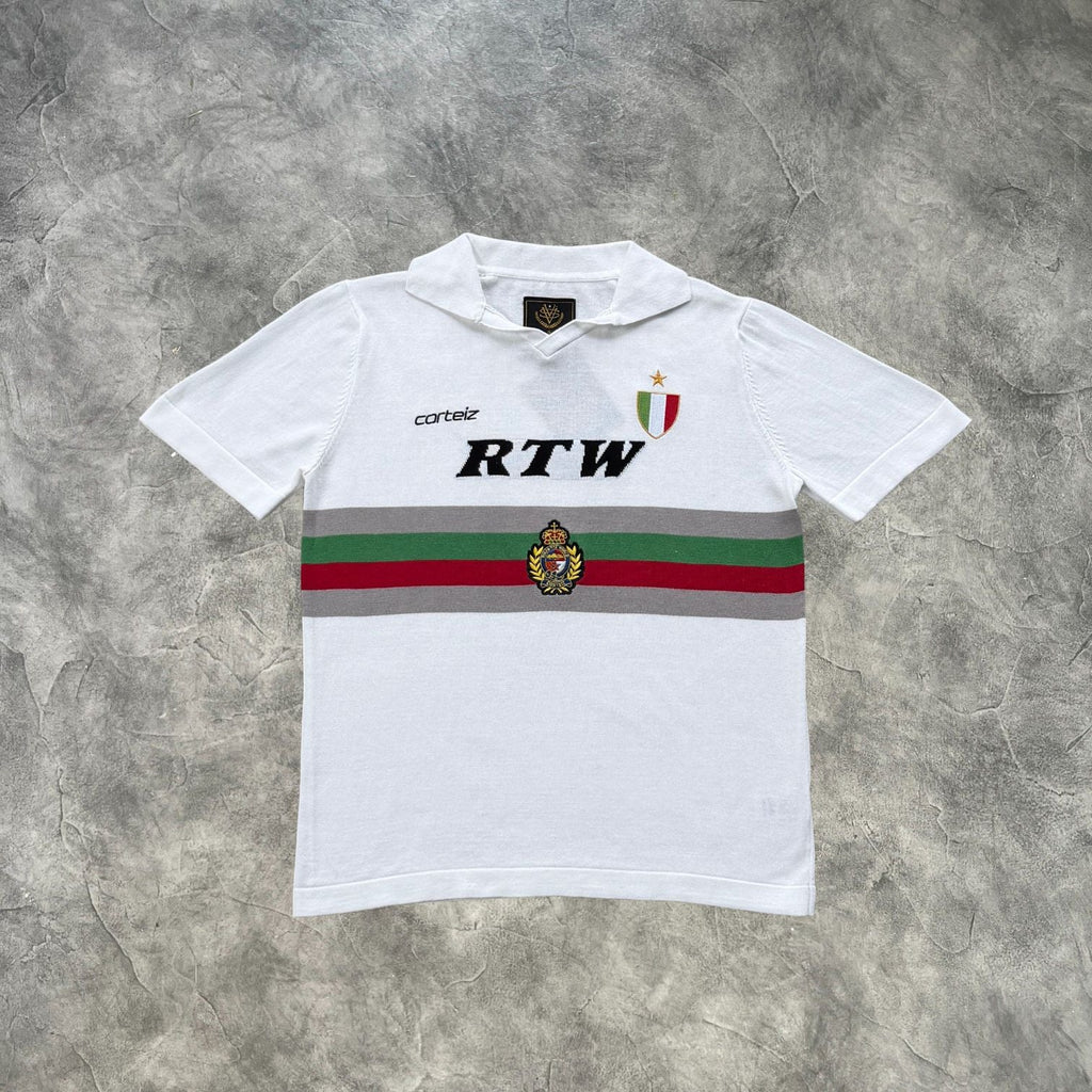 Corteiz Badge Knit Jersey White