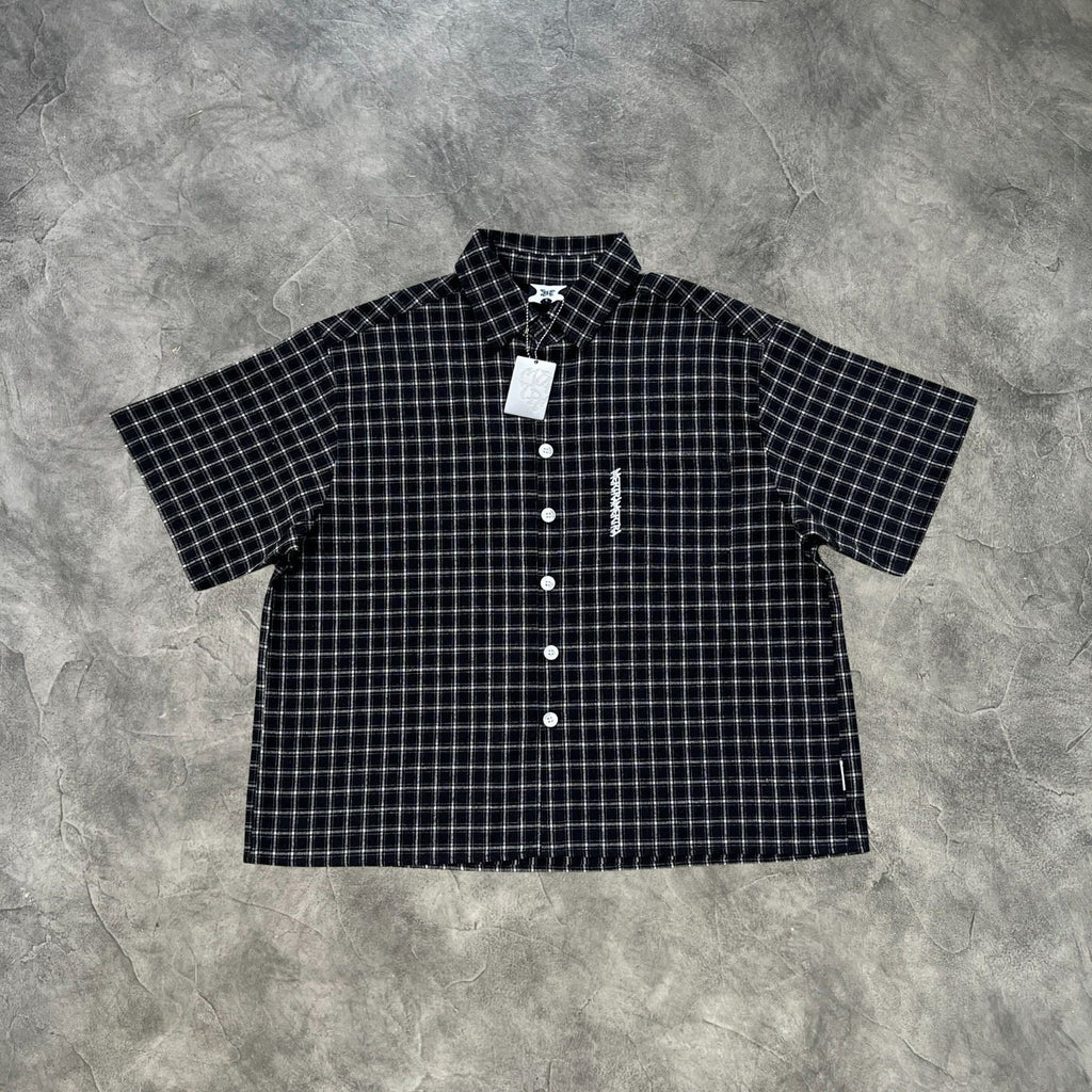 Mertra Plaid Short Sleeves Shirt Black