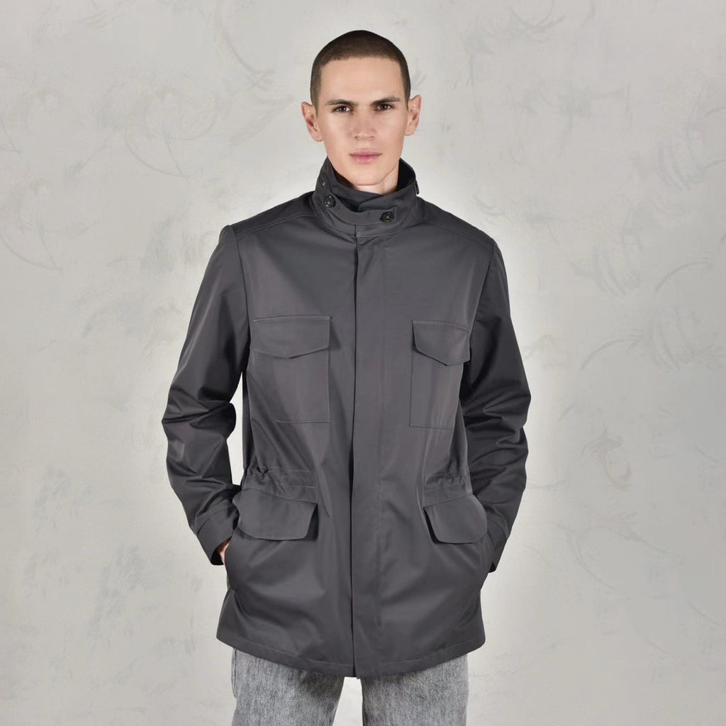 Loro Piana Standing Collar Long Sleeved Jacket #21867