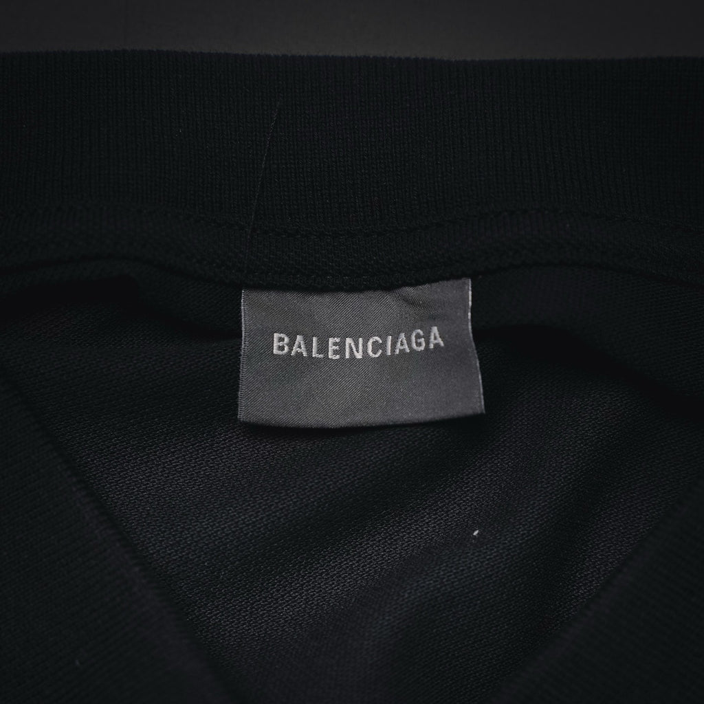 Balenciaga Men's Laurel Classic Regular Polo in Black #377338