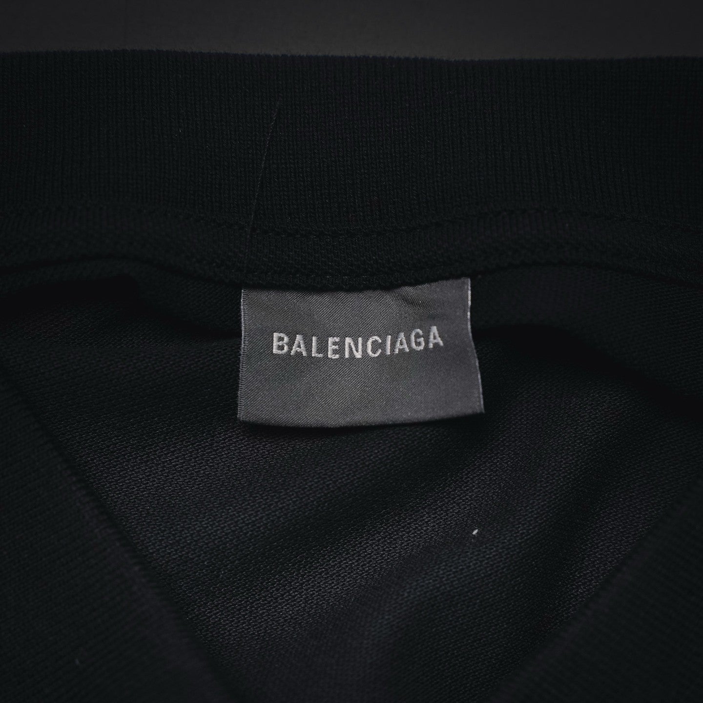Balenciaga Men's Laurel Classic Regular Polo in Black #377338