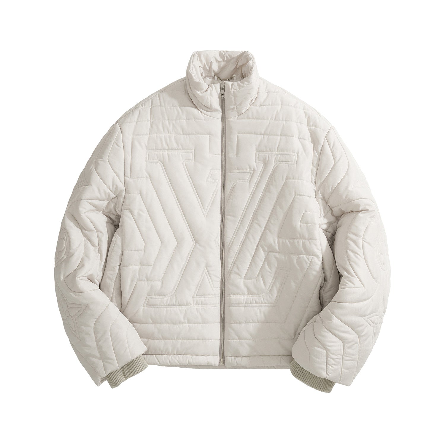 Louis Vuitton Men's and Women's Autumn/Winter Fashion Casual Solid Color Zipper Letter Embroidery Jacket #78377