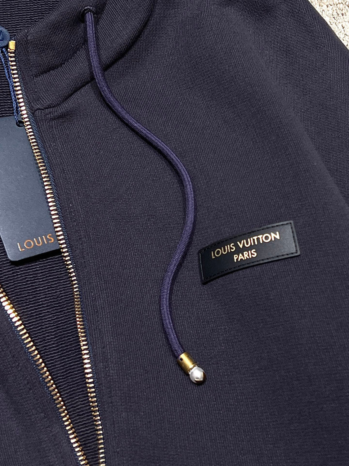 LOUIS VUITTON Vintage Zipped Hooded Blouson #378009