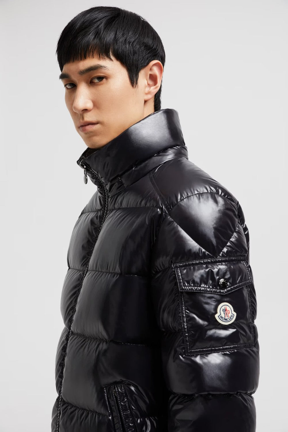 Moncler Men's Women's Maya Series Autumn And Winter Solid Color Zipper Short Warm Hooded Puffer Coat Down Jacket #71728