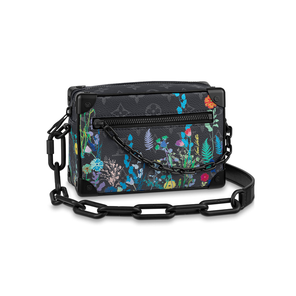 Louis Vuitton Mini SOFT TRUNK  Men's And Women's Classic Vintage Floral Print Zipper Clutch Bag Shoulder Bag  Chain Bag Crossbody Bag  Bags M69072 #79151