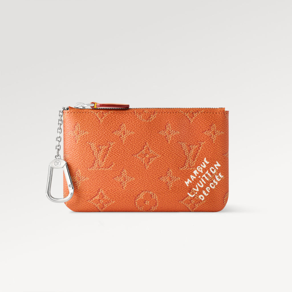 LOUIS VUITTON Monogram Heritage Canvas Chain Hook Zipper Mini Wallet Bag Bags  Key Pouch M27109 #82258A