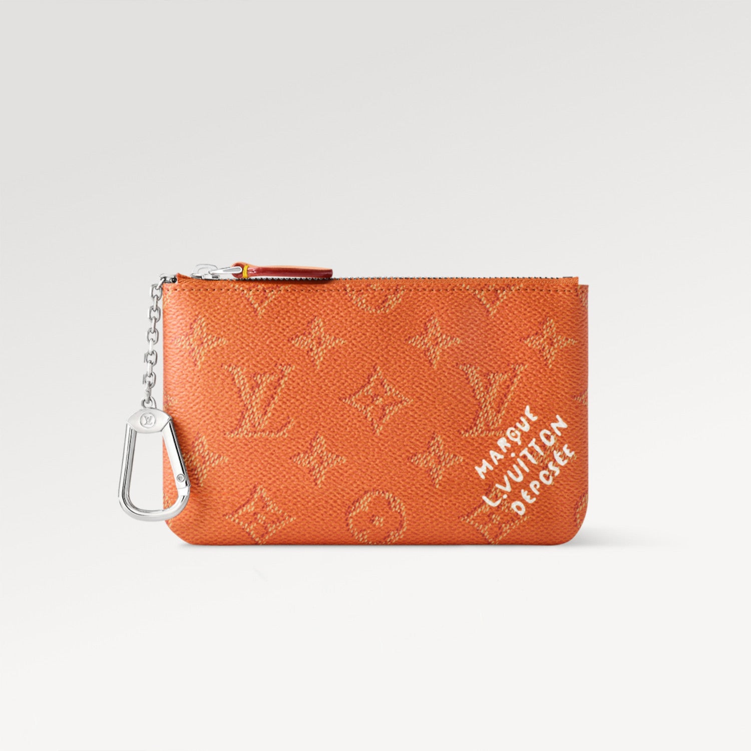 LOUIS VUITTON Monogram Heritage Canvas Chain Hook Zipper Mini Wallet Bag Bags  Key Pouch M27109 #82258A