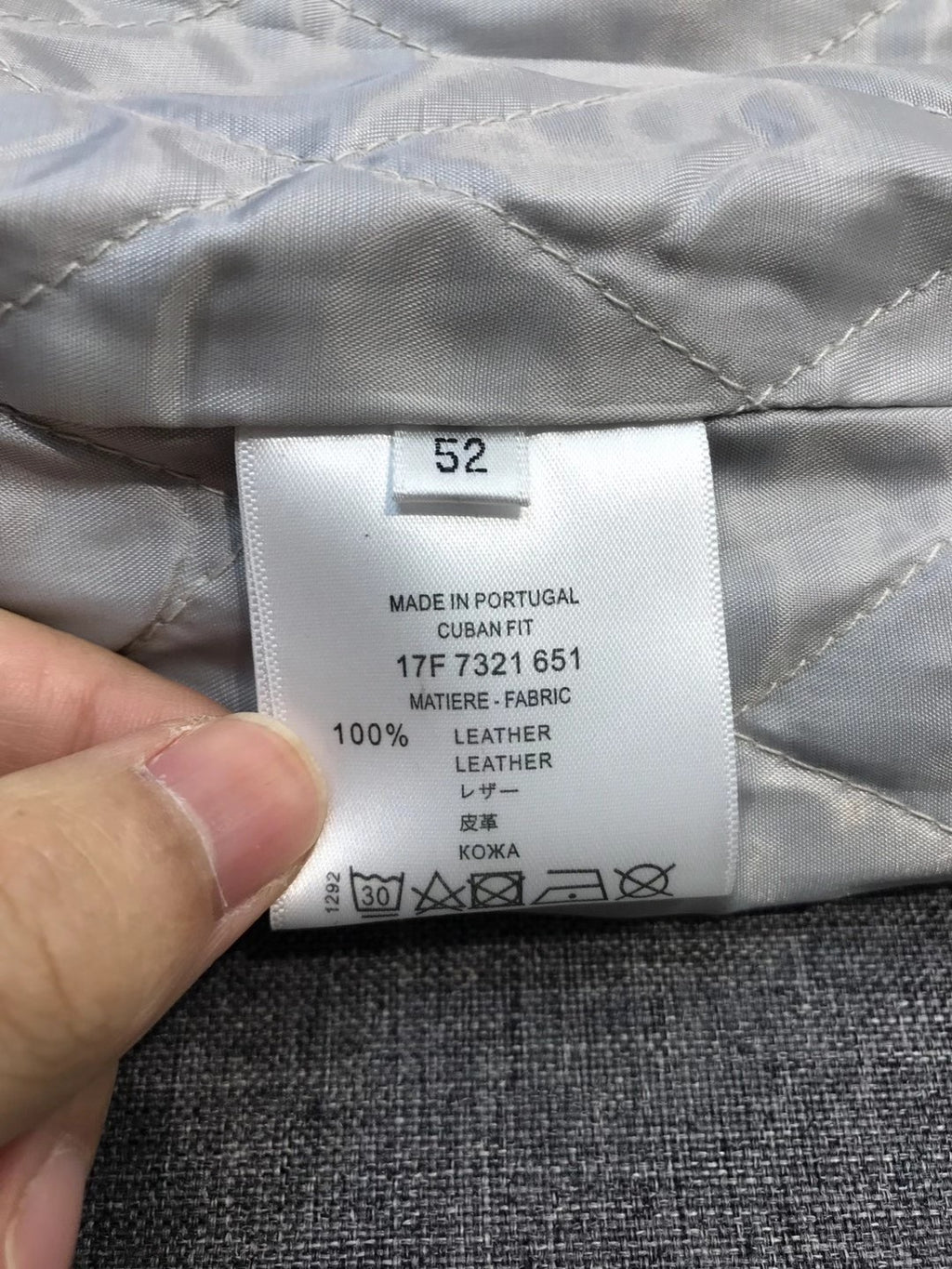 Louis Vuitton Natural Leather Baseball Jacket Stand Collar Loose Casual Long Sleeve Jacket #332626