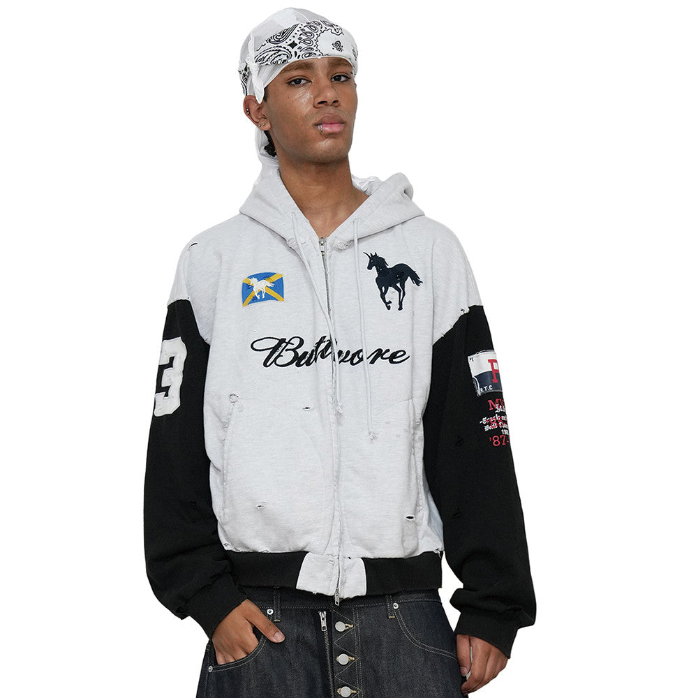 Protocol Index Buttivore Zip Hoodie White #334224