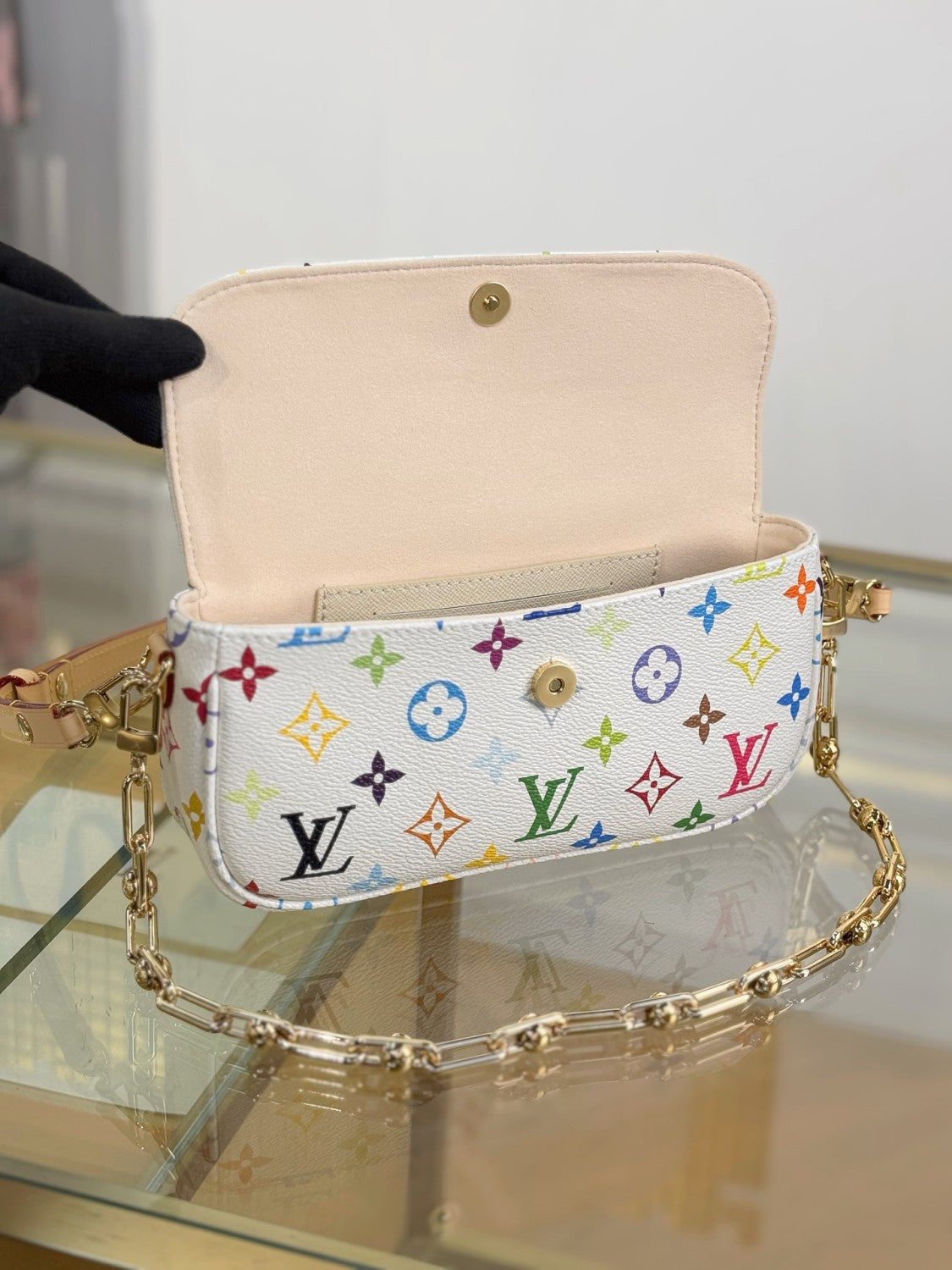 LOUIS VUITTON LV x TM Wallet On Chain Ivy Other Monogram Canvas M27492 #376336