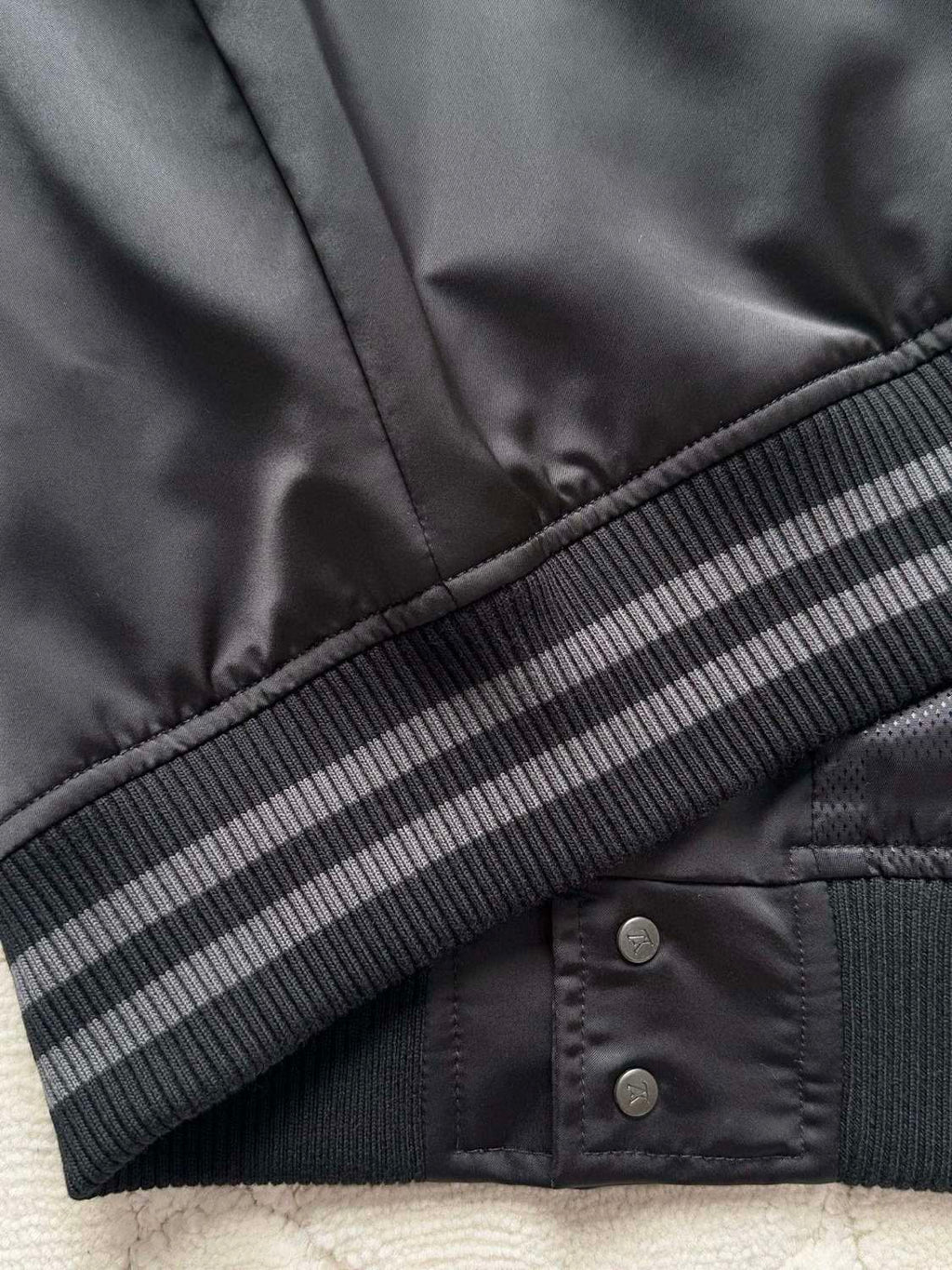 Louis Vuitton Men's Spring And Fall Beaded Embroidery Logo Letters Stand Up Collar Single Breasted Long Sleeved Jacket #76178
