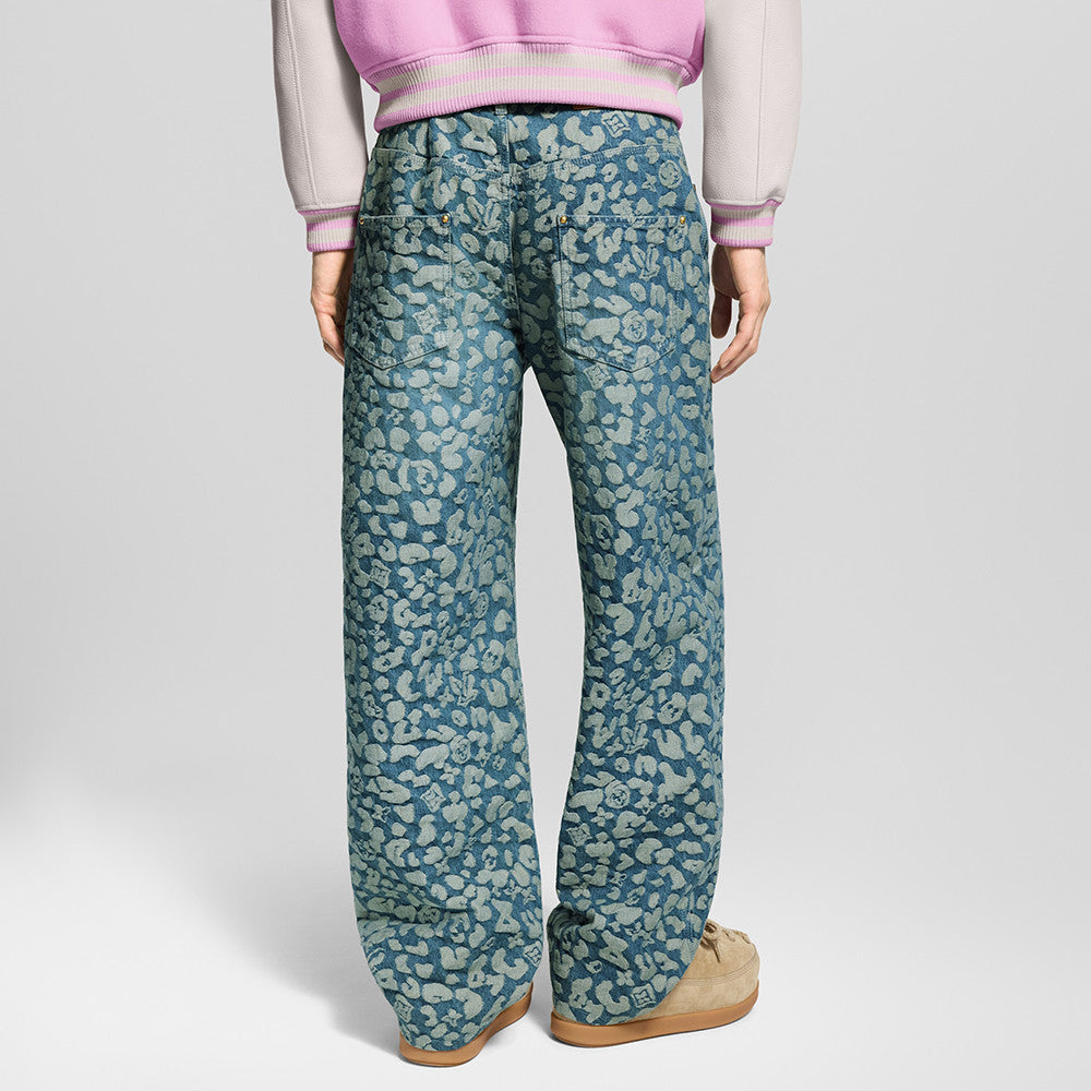 Louis Vuitton Jacquard Workwear Denim Pants 1AILS8 #335823