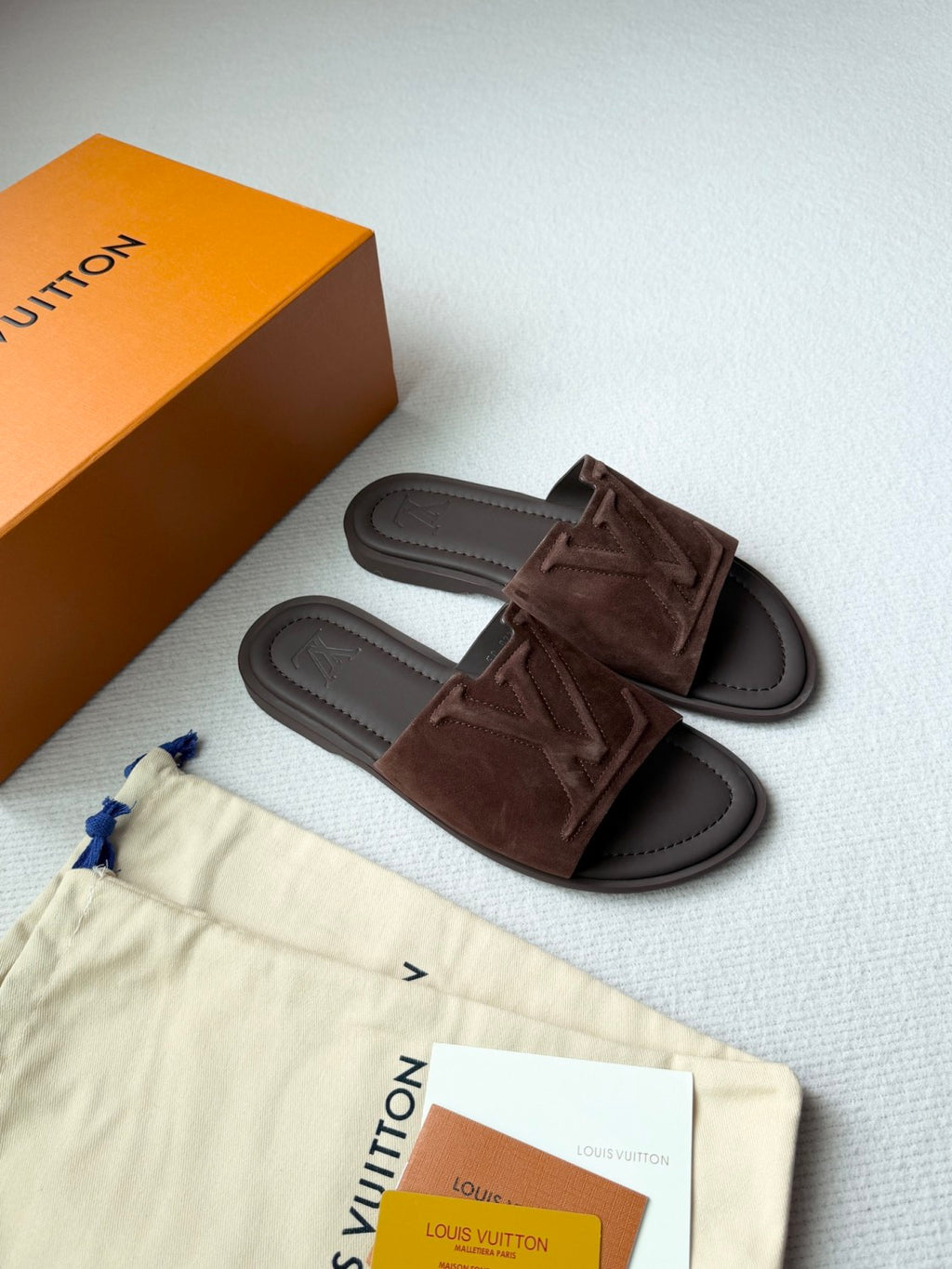 LOUIS VUITTON LV Portofino Mule Men Shoes#379795