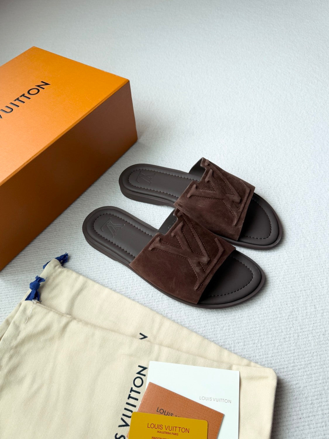 LOUIS VUITTON LV Portofino Mule Men Shoes#379795