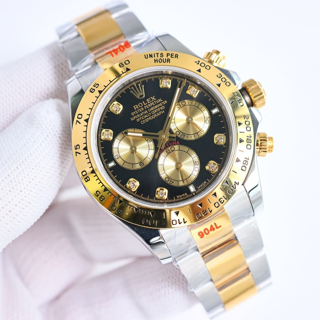Rolex Men's Steel Strap Waterproof Automatic Mechanical Watch #75677