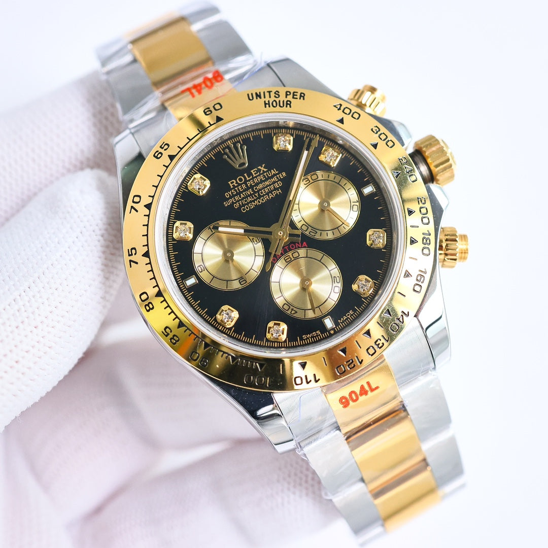 Rolex Men's Steel Strap Waterproof Automatic Mechanical Watch #75677