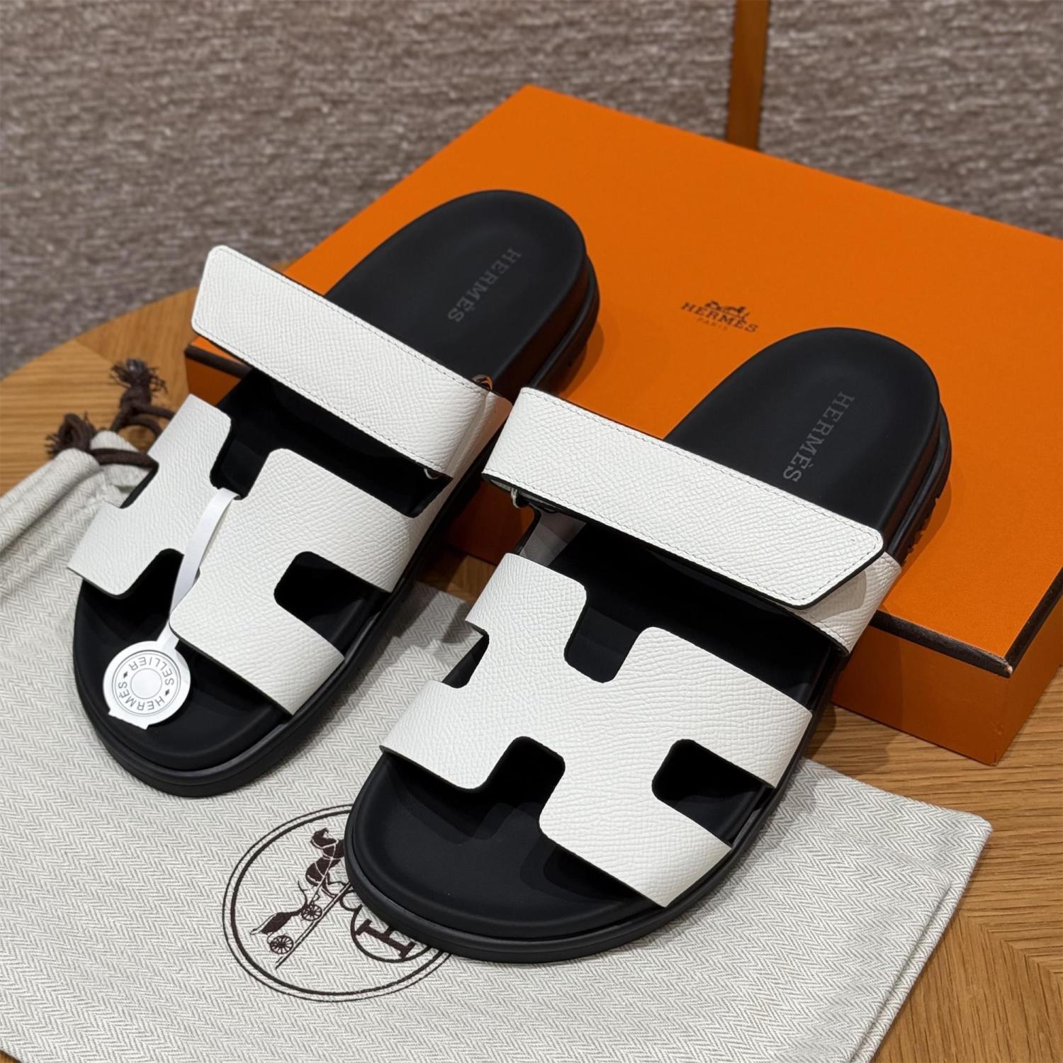 Hermes Women's Autumn and Winter Pure Color Suede Leather Casual Fashion Sandal Mop Shoes #77294
