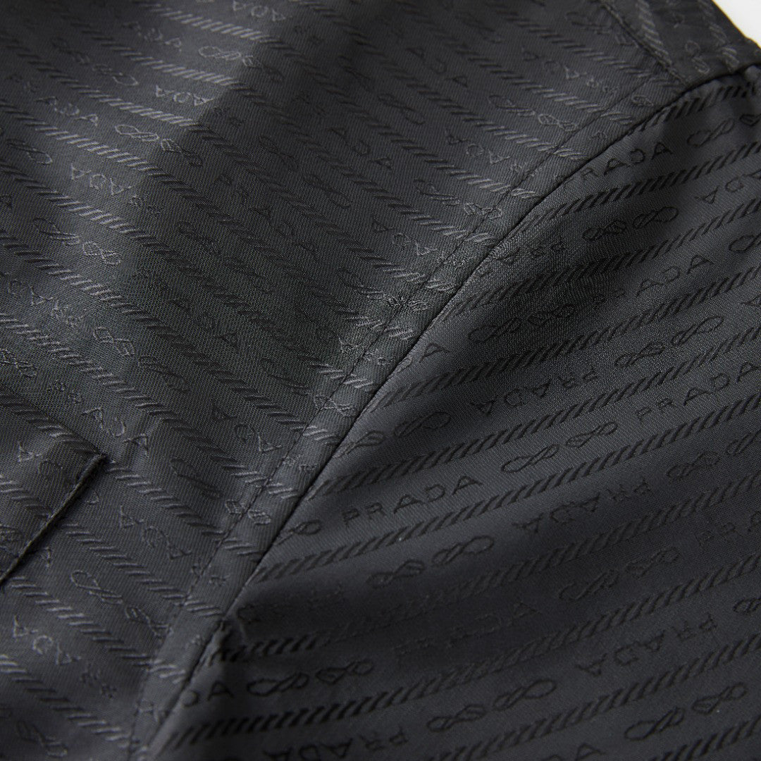 Prada zipper short sleeve shirt T-shirt #98159