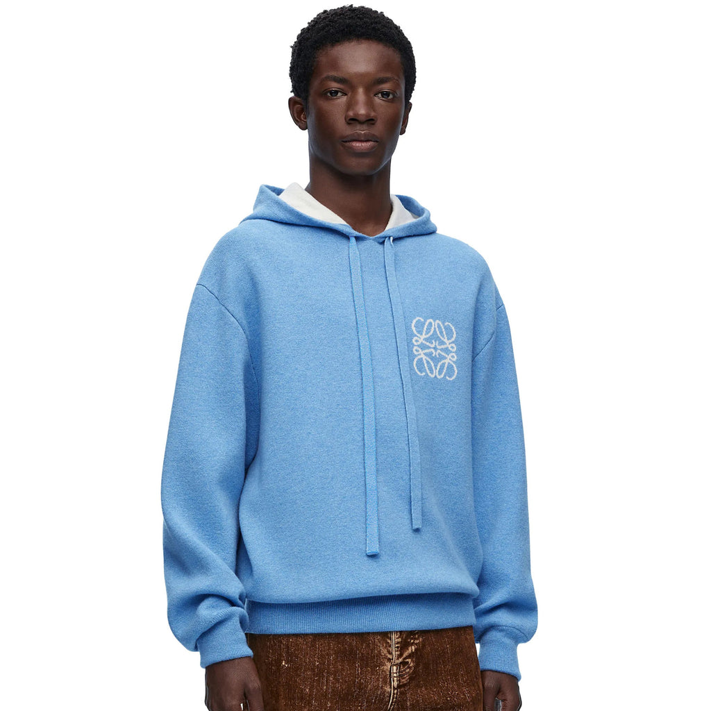 Loewe Men's And Women's Spring and Autumn Solid Color Cashmere Long Sleeve Hooded Sweatshirt Pullover #98148