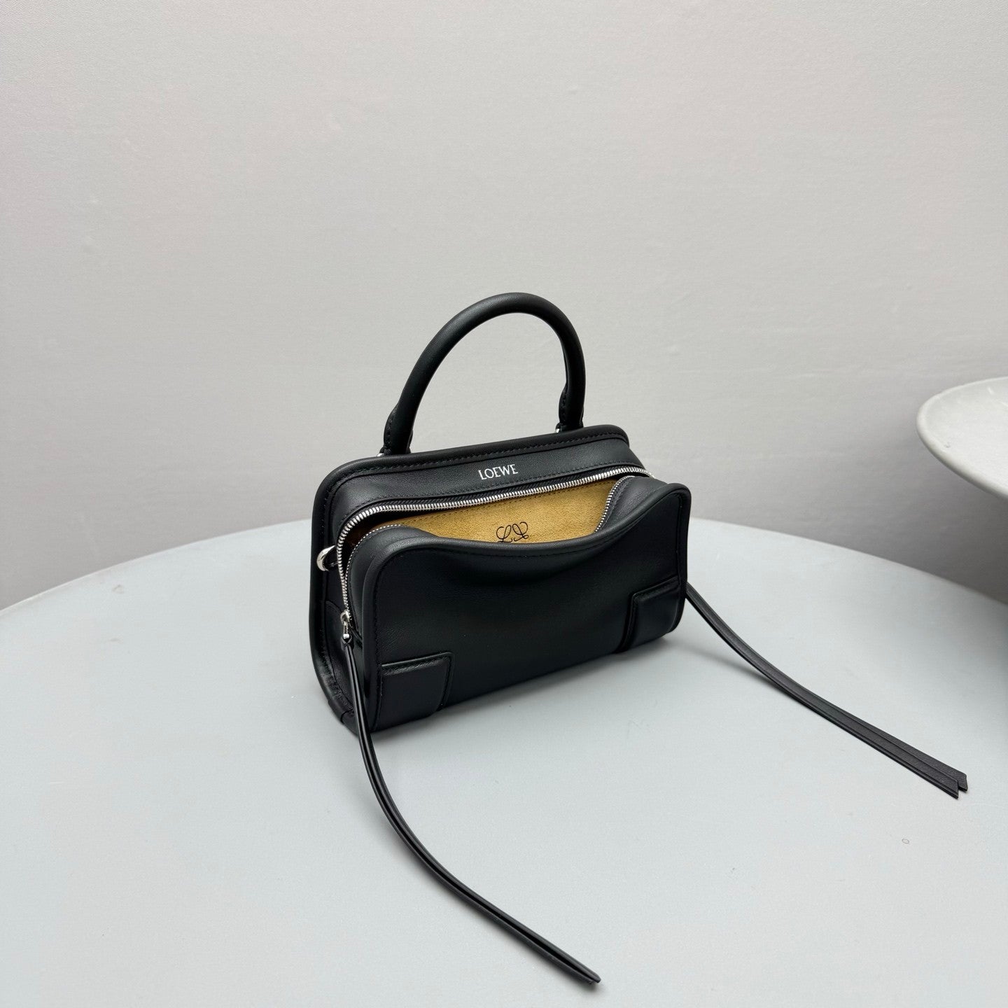 Loewe Mini Amazona 180 Handbag Shoulder Bag Crossbody Bags Minimalist Two-tone Suede Handbag Mini Square Bag A039AS4X12 #82973A