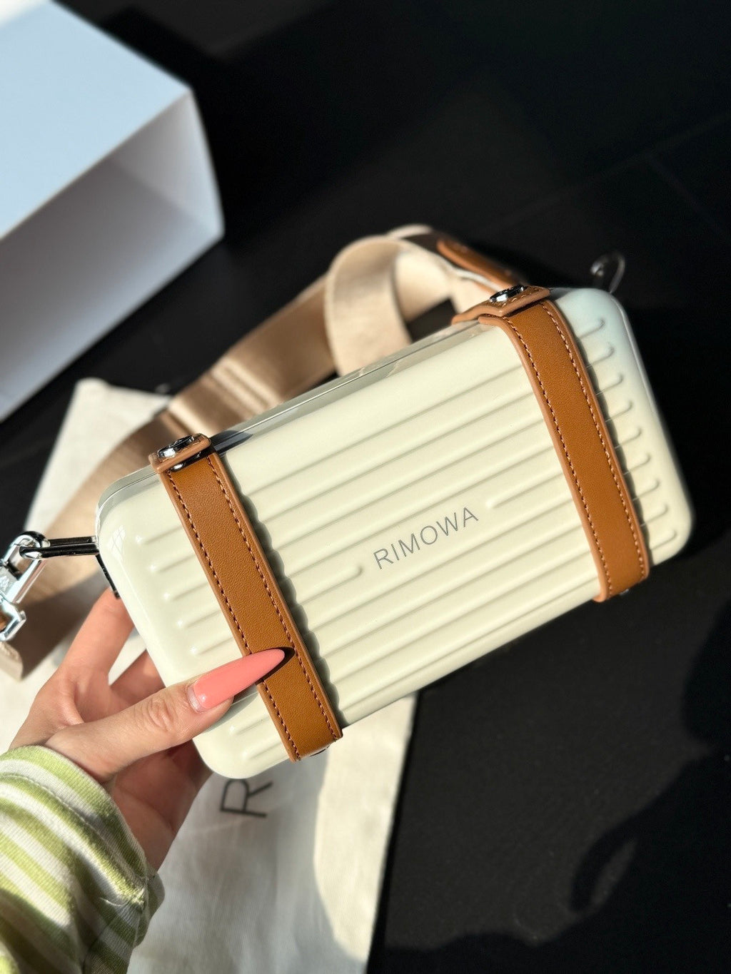 RIMOWA Personal Aluminum Cross Body Bag #337222