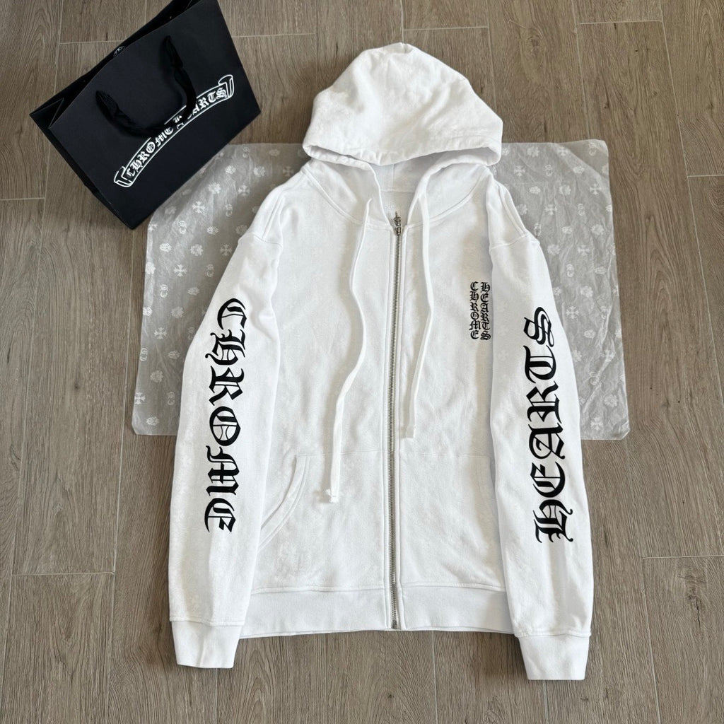 Chrome Hearts All Over Printed Dark Pattern Hooded Sweatshirt Pants #375717