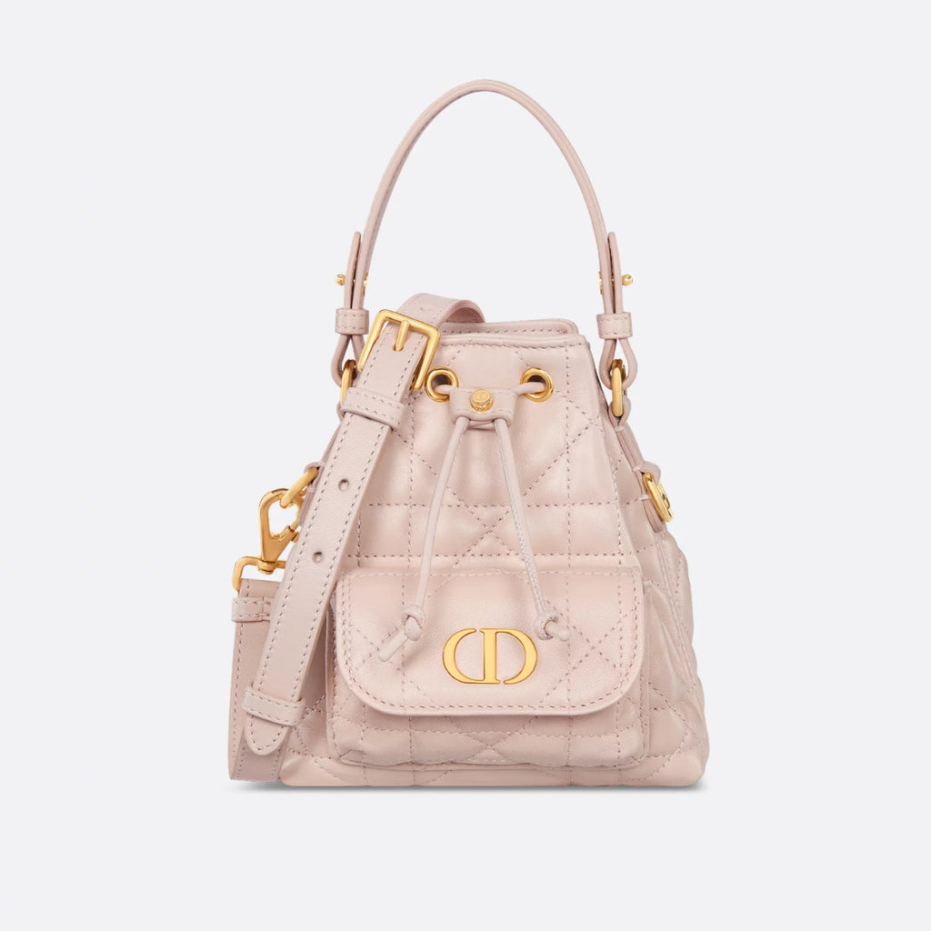 Dior Caro Women's Fashion Classic Solid Color Lambskin Cd Logo Mini Bucket Bag Shoulder Bag Crossbody Bag Bags S5250UNOZ_M030 #78351