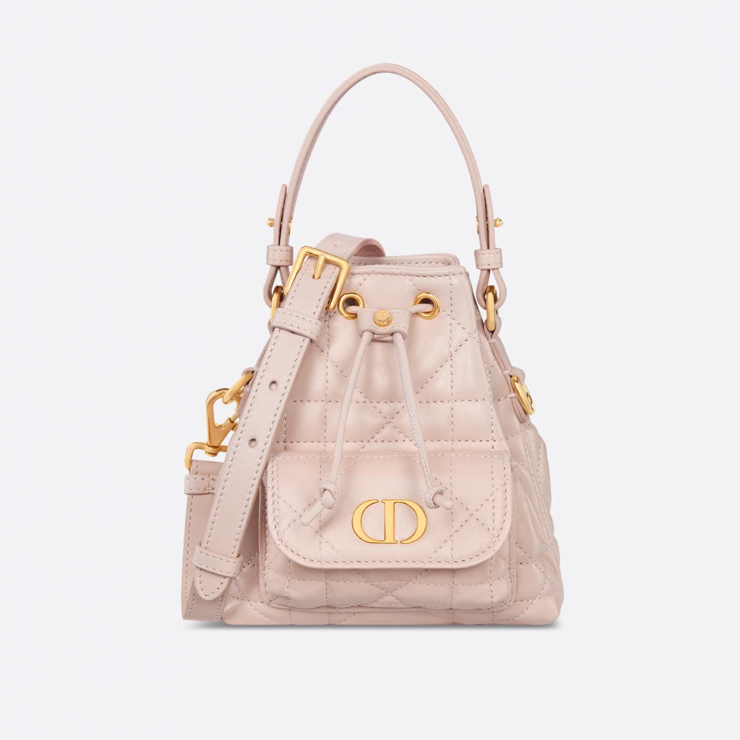 Dior Caro Women's Fashion Classic Solid Color Lambskin Cd Logo Mini Bucket Bag Shoulder Bag Crossbody Bag Bags S5250UNOZ_M030 #78351