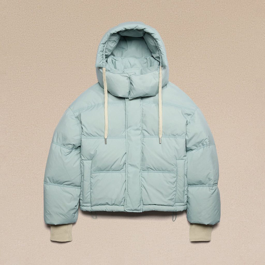 Ami  Men's And Women's Winter Solid Colour Hooded Casual Detachable Hat Puffer Down Jacket #97649