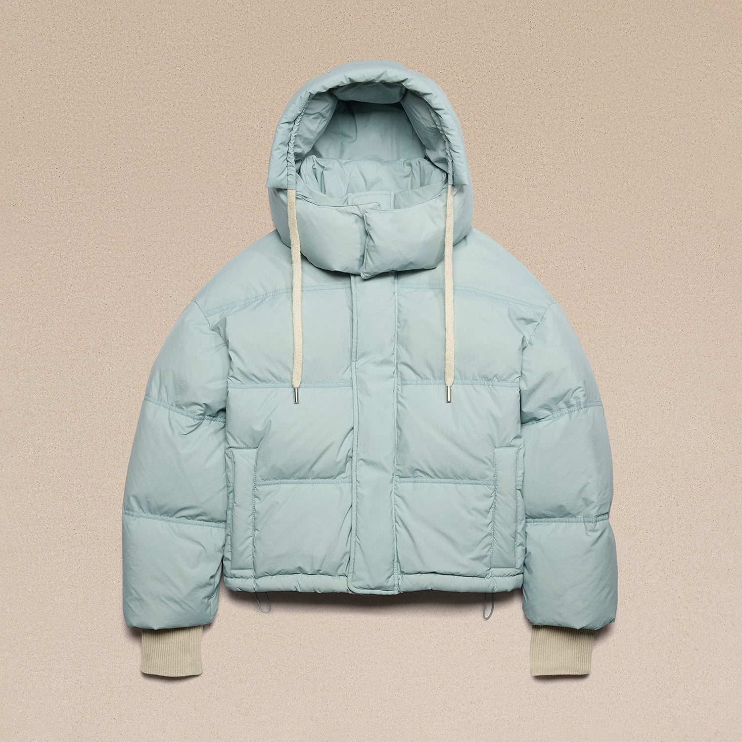 Ami  Men's And Women's Winter Solid Colour Hooded Casual Detachable Hat Puffer Down Jacket #97649